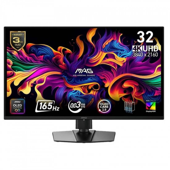 Монітор MSI 31.5" MAG 322UP-E16 QD-OLED Black 165Hz