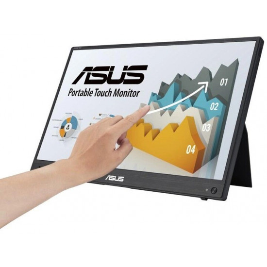 Монітор портативний Asus 15.6" ZenScreen Touch MB16AHT (90LM0890-B01170) IPS Black