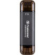 Накопичувач зовнішній SSD USB 3.2 Gen 2 Type-A/Type-C 2TB Transcend ESD310 Black (TS2TESD310C)