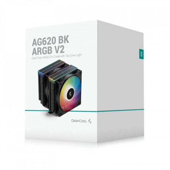 Кулер процесорний DeepCool AG620 BK ARGB V2 (R-AG620-BKAMMN-GJD)