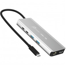 USB-хаб J5create USB-C 6-в-1 Grey (JCD403-N)