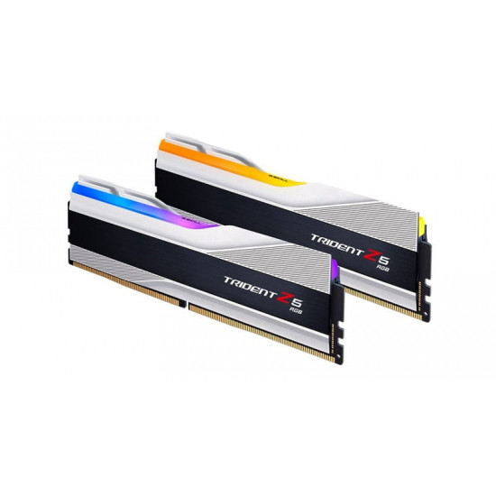 Модуль пам`ятi DDR5 2x16GB/6800 G.Skill Trident Z5 RGB Silver (F5-6800J3445G16GX2-TZ5RS)