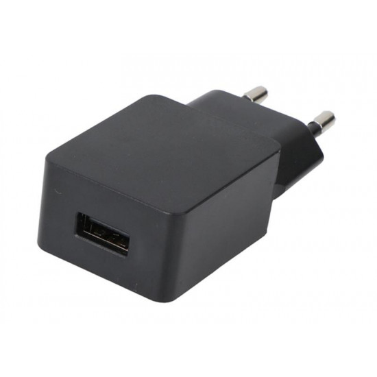 Мережевий зарядний пристрій Puridea C02 (1USBх1A) Black