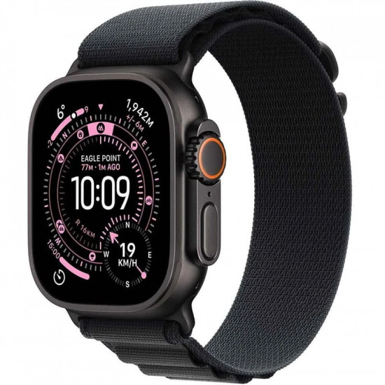 Смарт-годинник Apple Watch Ultra 3 GPS + Cellular 49mm Black Titanium Case with Black Alpine Loop - Small (MF0Q4QP/A)