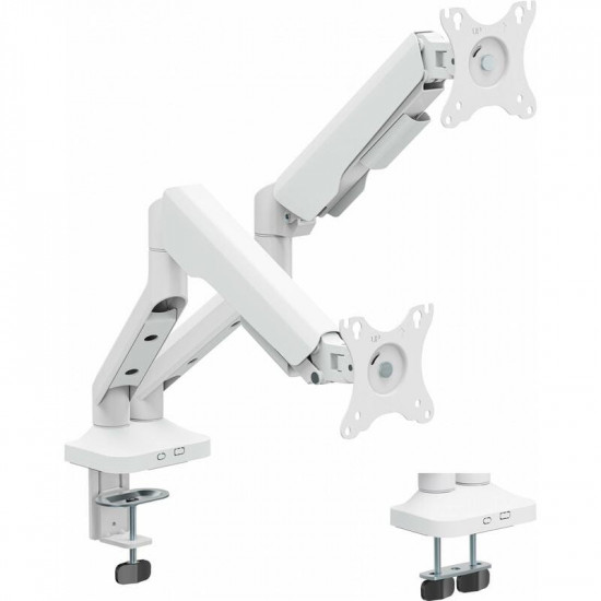 Кріплення настільне для двох моніторів OfficePro 17-35" White (MA442W)