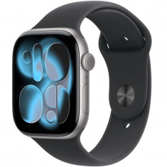 Смарт-годинник Apple Watch Series 11 GPS 46mm Space Grey Aluminium Case with Black Sport Band - M/L (MEV44RK/A)