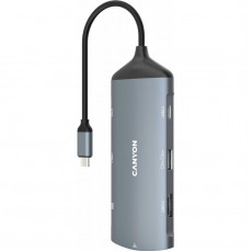 Док-станція Canyon DS-15 8in1 Dark Grey (CNS-TDS15)