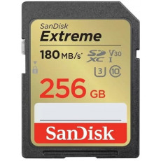 Карта пам`яті SDXC 256GB UHS-I/U3 Class 10 SanDisk Extreme V30 R180/W130MB/s 4K (SDSDXVV-256G-GNCIN)