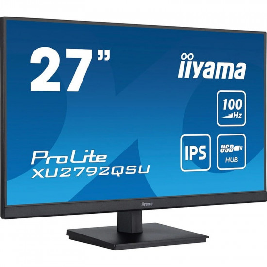 Монітор Iiyama 27" ProLite XU2792QSU-B6 IPS Black 100Hz