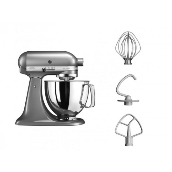 Кухонна машина KitchenAid Artisan 4.8 л Silver (5KSM125ECU)