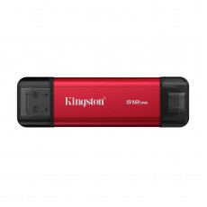 Накопичувач зовнішній SSD 512GB Kingston Dual Portable Red (SPSD/512GB)