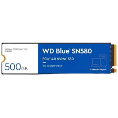 Накопичувач SSD  500GB WD Blue SN580 M.2 2280 PCIe 4.0 x4 3D TLC (WDS500G3B0E)