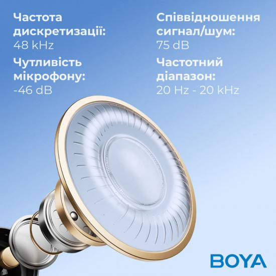Мікрофон BOYA K5-02 RGB Black