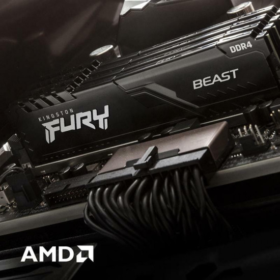 Модуль пам`ятi DDR4 2x16GB/3200 Kingston Fury Beast Black (KF432C16BB1K2/32WP)