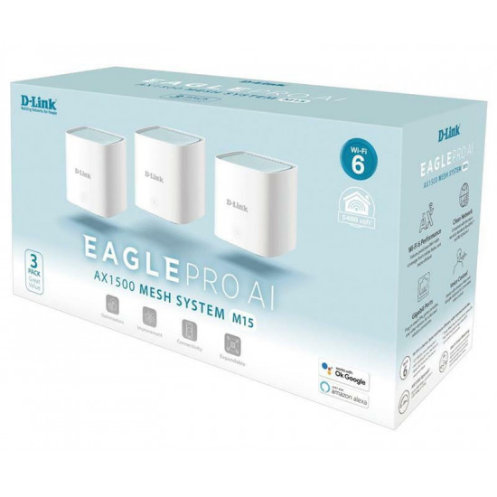 Wi-Fi Mesh-система D-Link M15-3 Eagle Pro AI