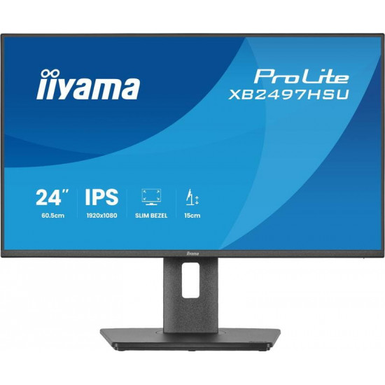 Монітор Iiyama 23.8" XB2497HSU-B1 IPS Black 120Hz