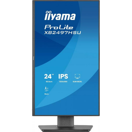 Монітор Iiyama 23.8" XB2497HSU-B1 IPS Black 120Hz