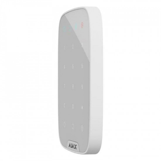 Бездротова сенсорна клавіатура Ajax KeyPad White (8706.12.WH1/38249.12.WH1)