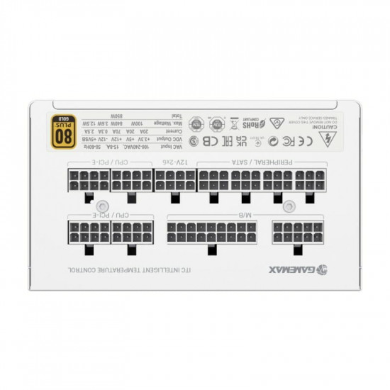 Блок живлення GameMax GX-850 Pro 850W White