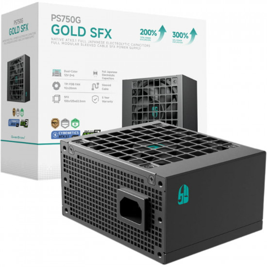 Блок живлення DeepCool GamerStorm PS750G 750W (R-PS750G-FE0B-JGEU)