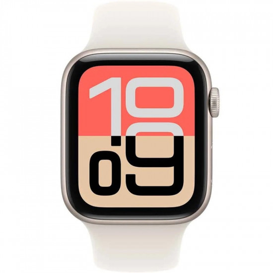 Смарт-годинник Apple Watch SE 3 GPS 44mm Starlight Aluminium Case with Starlight Sport Band - M/L (MEHJ4RK/A)