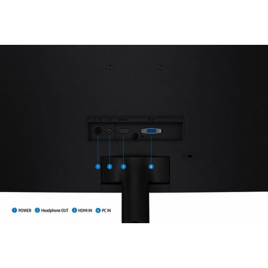 Монiтор Samsung 27" Essential S3 S27D390G (LS27D390GAIXUA) VA Black Curved 100Hz