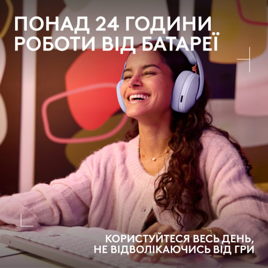 Гарнітура Logitech G325 Lightspeed Lilac (981-001538)