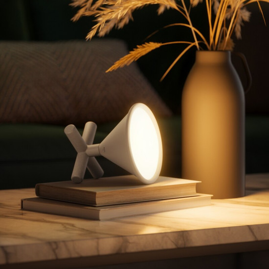 Настільна лампа Nanoleaf Umbra Cono, RGBW, Apple HomeKit, Matter Grey (SQUB01G00-1Co)
