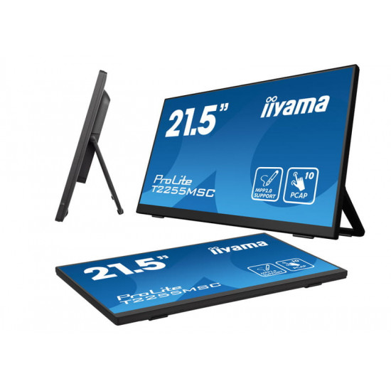 Монітор Iiyama 21.5" ProLite T2255MSC-B1 IPS Black
