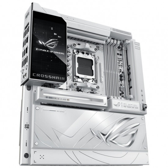 Материнська плата Asus ROG X870E Crosshair Glacial WiFi Socket AM5