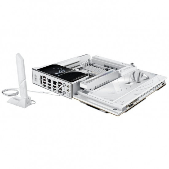 Материнська плата Asus ROG X870E Crosshair Glacial WiFi Socket AM5